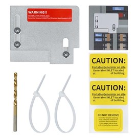 Generator Interlock Kit Interlock kit Compatible with Eaton Cutler Hammer Horizontal Main Only CH Series & TAN Breaker 150 or 200 amp Panels 1 Pcs
