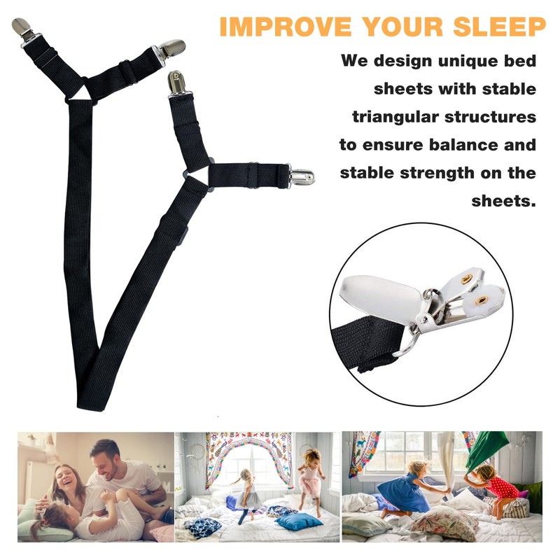 Weilin 2 Pcs Sheet Holders for Bedding, Fitted Sheet Mattress