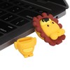 U Disk USB2.0 3 Dimensional Cute Lovely Lion Shape Data