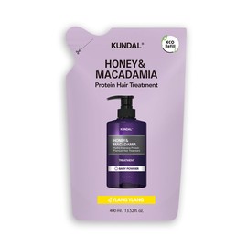 KUNDAL Protein Treatment Refill #Ylang Ylang Honey & Macadamia Protein Hair Treatment Refill 13.5 fl oz (400 ml) #Ylang ylang