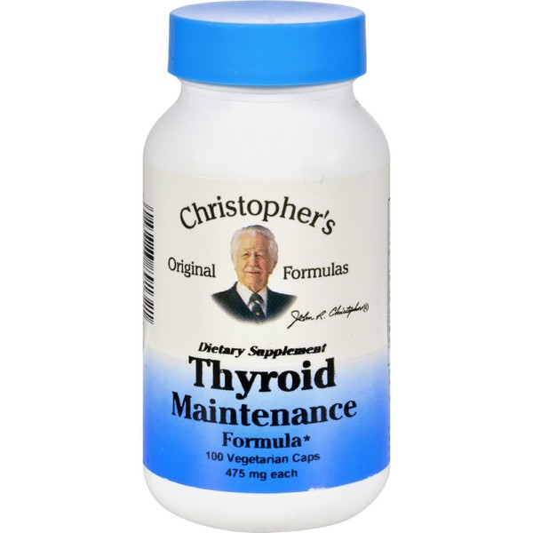 DR. CHRISTOPHER'S FORMULAS THYROID MAINTENANCE FRMLA, 100 VCAP