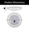 Ultralux 6" LED Flush Mount Ceiling Light – Dimmable, Slim