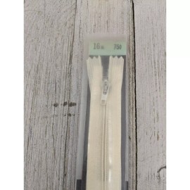 J&P Coats Vintage J&P Coats Flex Zip Zipper 16" Natural Cream 256