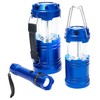 Ultimate Flashlight and Lantern Bundle Set of 3 (Blue)