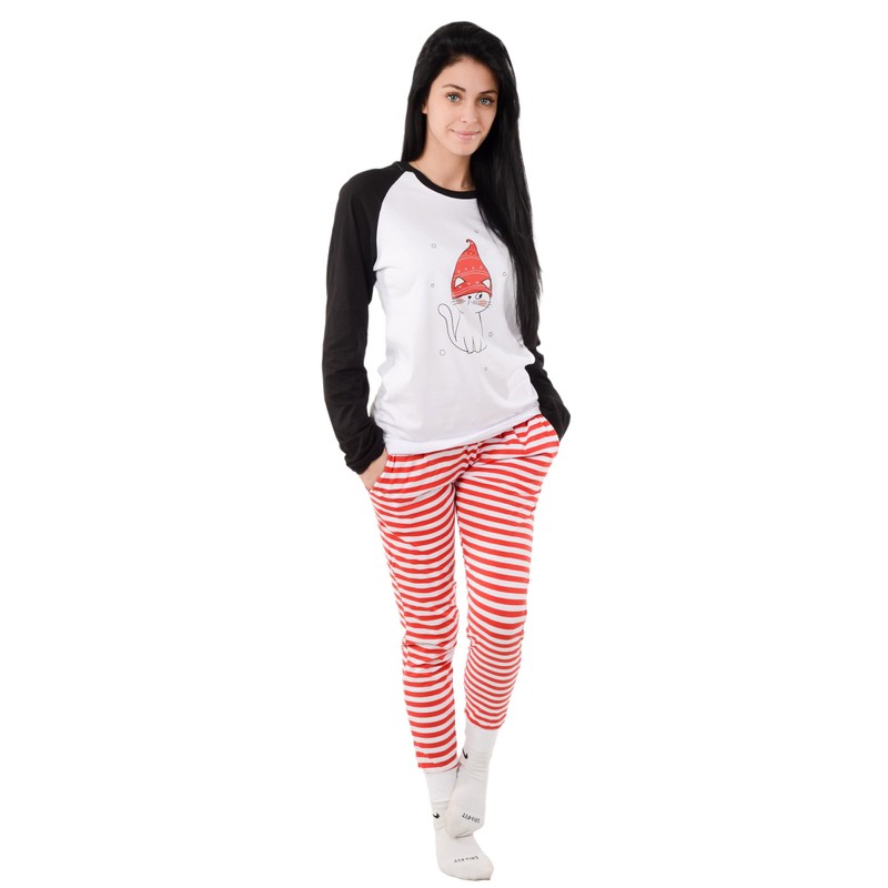 USBD Family Matching Pajamas Premium Cotton Blend Sleepwear Set (Large,