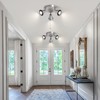 SEEBLEN 3-Light Industrial Directional Track Lighting with Pull Chain On/Off,