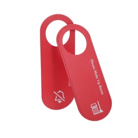 Operitacx 1set Do Not Disturb Sign Door Signs Please Knock Sign for Door Do Not Disturb Door Sign Do Note Disturb Sign for Bedroom Double Sided Office Door Sign Privacy Door Sign Red 2pcs