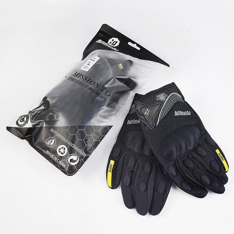 mjmoto Motorcycle Gloves Men Touch Screen Motocross BMX ATV MTB