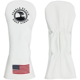 Golf Headcover Driver Cover Wood FW Cover Utility UT Cover with Conversion Doug American Tree Embroidered Single Item (Wood Cover, FW, Red)