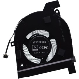 CPU Cooling Fan CVMC1 HFVP0 HY6C8 Replacement for Dell Latitude 5501 5511, Precision 3541 3551 with Intel Integrated Graphics