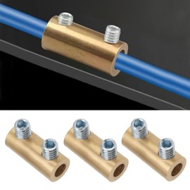 eMagTech Pack of 20 10AWG 60 Amp Quick Connect Terminal with Screws and Heat Shrink Tubing Wire Connector Nut Kit for Household Appliances Automobile Power Industry Machine Equipment