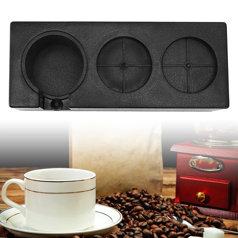Coffee Filter Tamper Holder Multiple Holes Plastic Powder Needle Dispenser
