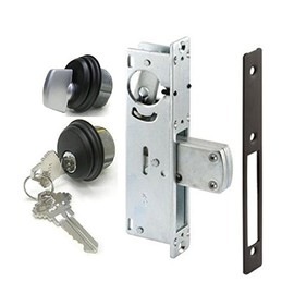 Pacific Doorware Storefront Door Mortise Lock Swing Deadbolt & Cylinder Combo, Adams Rite Cam (Duronotic, 1 1/8")