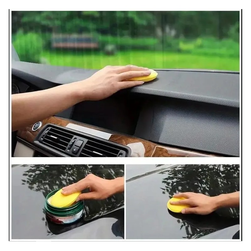 12 Esponjas Premium Extra Suaves Aplicadoras Cera Automotriz