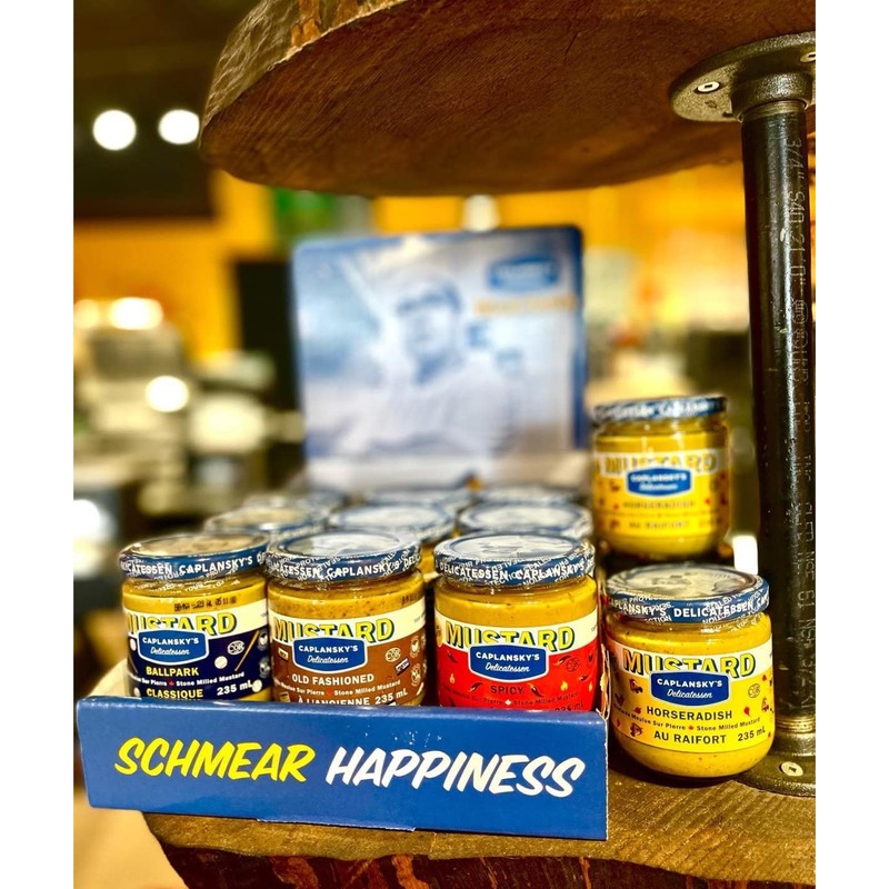 Caplansky’s Deli Mustard - Ballpark - Kosher, Vegan, Non GMO,