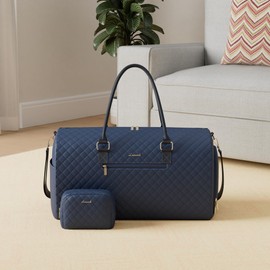 LOVEVOOK Travel Duffle Bag, Weekender Bag for Women with Toiletry Bag, Carry on Overnight Bag with Shoe Compartment, Gym Duffel Bag with Wet Pocket, Mommy Hospital Bags for Labor and Delivery