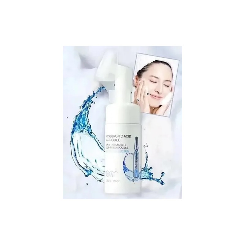 Espuma Limpiadora Facial Shishang Ácido Hialurónico Hipoalergénica 120ml