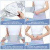 Faja Lumbar Ajustable para Hombres y Mujeres, Transpirables (Medium)