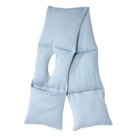 Bufanda acolchada adaptable posquirúrgica con bolsa para mujer, Azul (Sky Blue), Talla única