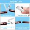 PATIKIL Kayak Paddle Snap Set of 6 Tent Pole Clips