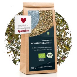 Regulato Basic Tea Organic 500 g - Herbal Tea Made of 49 Herbs - Basic Tea for Acid-Alkaline Household