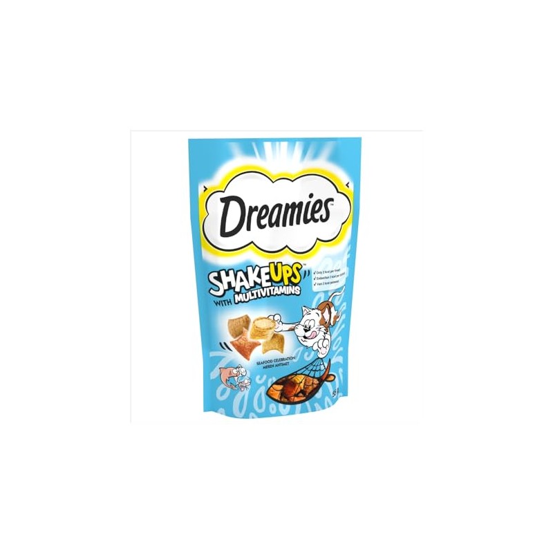 Dreamies Shakeups Seafood Celebrations Cat Treats 55g
