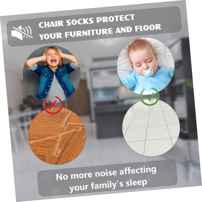 COHEALI 4Pcs Non Slip Furniture Caster Cups Durable Floor Protectors