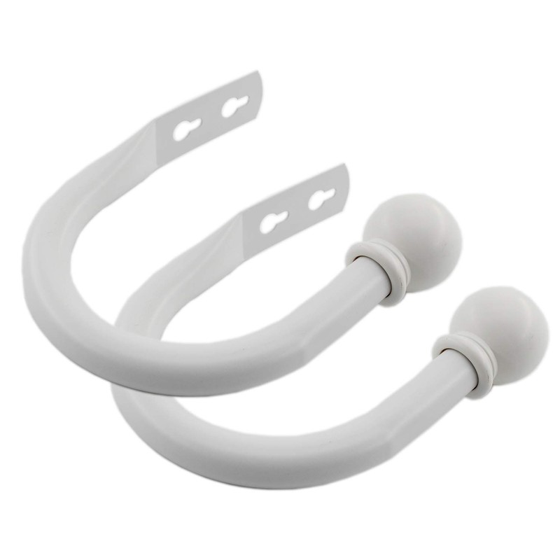 Decorative Curtain Holdbacks,ULIFESTAR Wall Mounted Window Drapery Tiebacks Hooks Drape