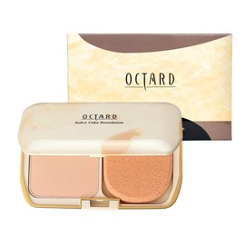 Powder Foundation Soft 2 Cakes 730 Pink, 0.4 oz (10 g) (Sponge Puff Included, Foundation, Light Pink, Peach)