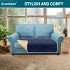Granbest Non-Slip Sofa Seat Covers 2 Seater Thick Sofa Cover