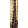 Affordable, Collapsible 65 Lighted Christmas Trees in Green/red for Small