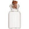 Darice, Timeless Miniature, 4 Piece Spice Bottles with Cork Plugs,