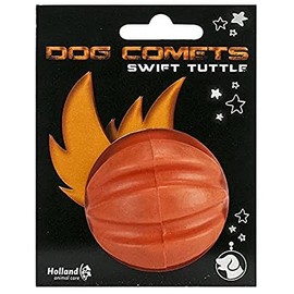 Dog Comets Ball Swift Tuttle Hundespielzeug - Langlebiges Hundespielzeug - Naturkautschuk - Orange - Ø6 cm