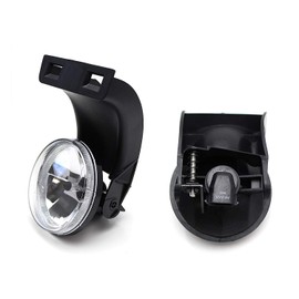 iJDMTOY Complete Set Fog Lights Foglamps with 880 Halogen Bulbs Compatible with 2nd Gen 1994-2001 Dodge RAM 1500, 1994-2002 RAM 2500 3500