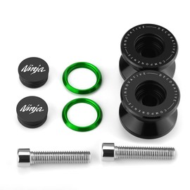 8MM Swingarm Spools Fit For Ninja 400 650 1000SX ZX-6R ZX-10R ZX-25R 2023 2024 2025 Rear Frame Stand NINJA 400 650 Swingarm Spools Frame Sliders ZX6R Accessory ZX10R Accessories GN