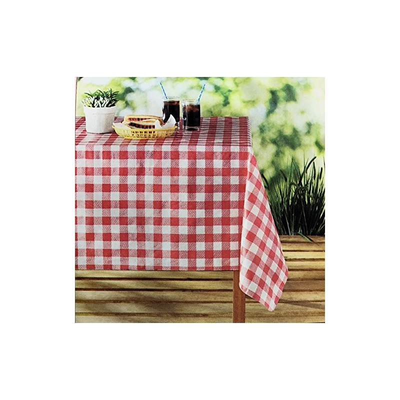 Mainstays Vinyl Tablecloth 60x84 Gingham Theme