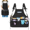 Rexmica Cleaning Apron for Housekeeping, Water-resistant HouseCleaning Apron with Multiple