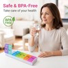 Extra Large Pill Organizer, XXL 7 Day Pill Box Weekly