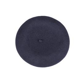 Barascon Beret Hat with Cashmere and Lining Wool Basque Basque Men's Basque Women's Basque, darkblue