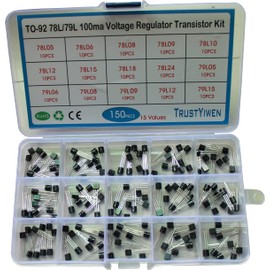 Gernal TRUSTYIWE 15Values 150pcs TO-92 78L05 78L06 78L08 78L09 78L10 78L12 78L15 78L18 78L24 79L05 79L15 78L79L 100ma Voltage Regulator Transistor Kit