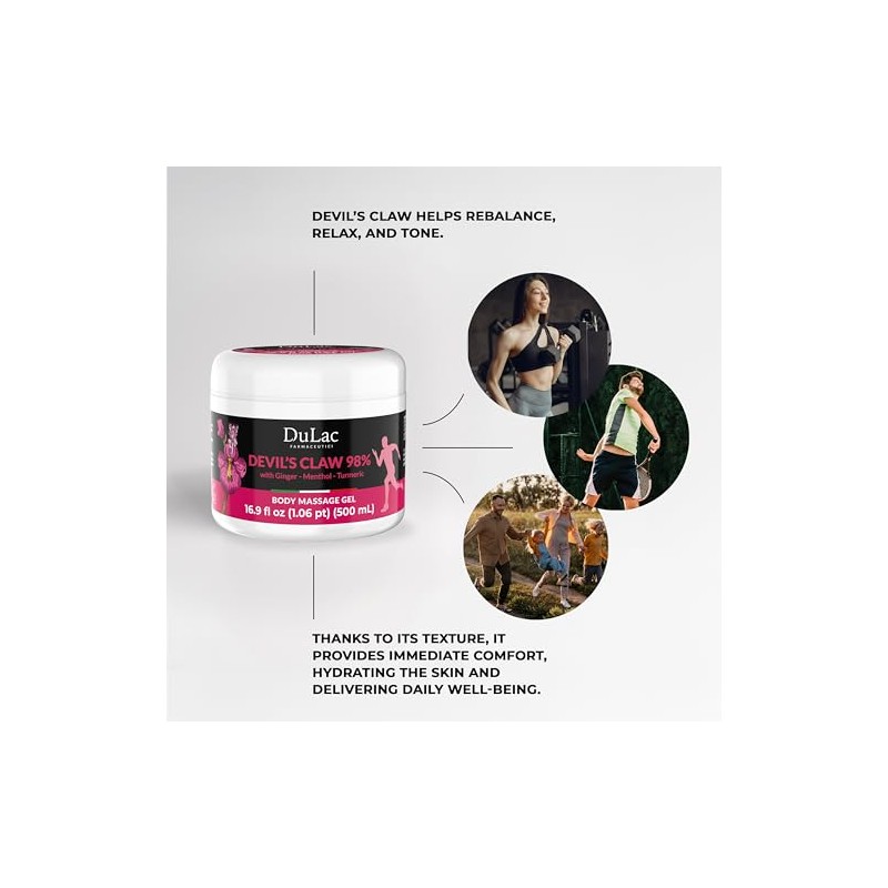 Dulac - Devil's Claw 98% Cream Maximum Strength 16.9 Fl