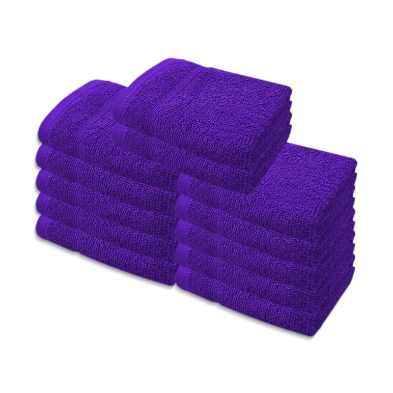 A & B TRADERS Premium Cotton Face Cloths Flannels Washcloth