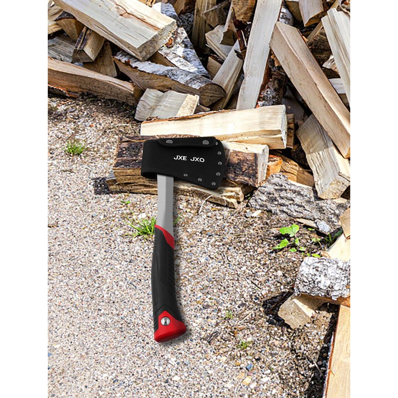 JXE JXO 14.4" Camping Hatchet with Full Tang Forged Construction