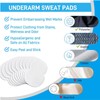30 PCS Armpit Sweat Pads - Disposable Underarm Sweat Pads