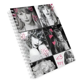 Libreta Pasta Dura Dibujo Musica Personalizable Lf M-t01