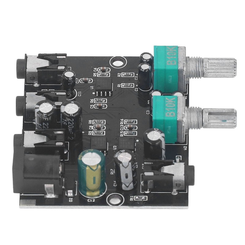 2 Channel Sound Mixer Low Noise Volume Adjustable 2 in