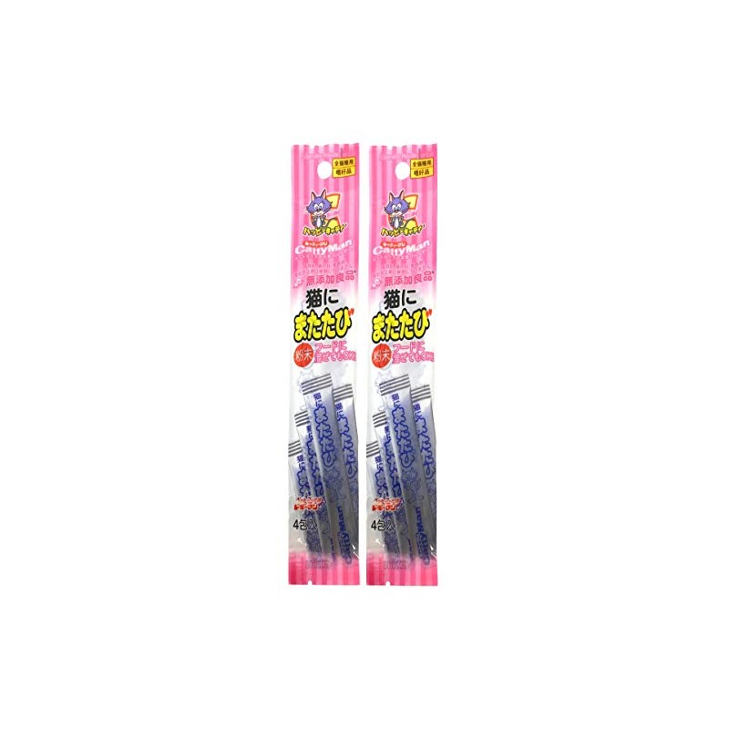 Doggy Man Hayashi Additive-Free Cat Matabi Powder, 4 Packs x