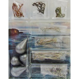 FLADEN 67 Piece Assorted LIVE BAIT Accessory Terminal Tackle Pack - Hooks, Swivels and Weights - Ideal for Bottom Fishing [16-7081]