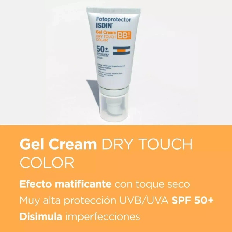 Isdin Protector Solar Medio Dry Touch Color Spf