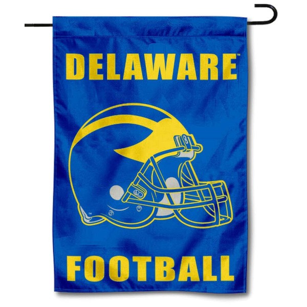 Delaware Blue Hens Football Helmet Garden Yard Flag